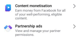 Facebook Monetization New tools